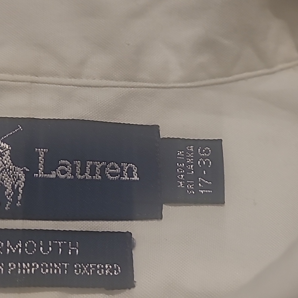 RALPH LAUREN YARMOUTH FIT OXFORD BUTTON DOWN SHIRT - Picture 3 of 5
